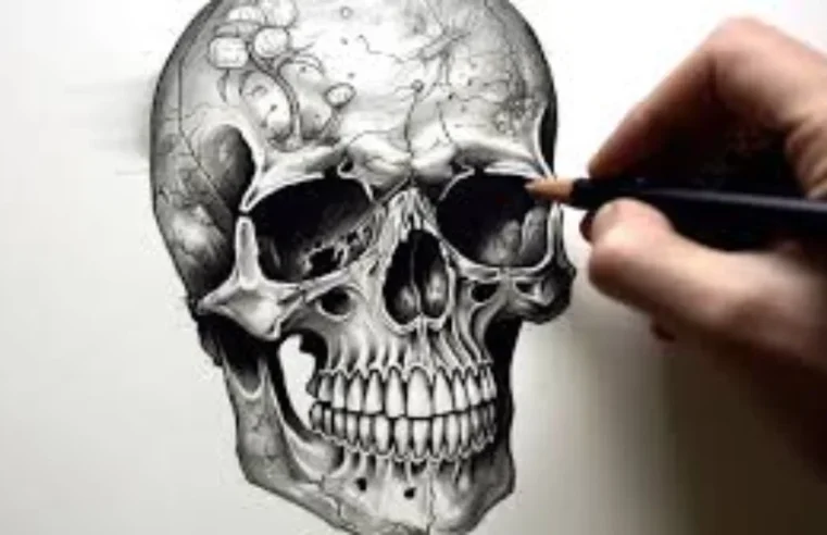 Drawing:oldj_7nsvxk= Skull: Step-by-Step Guide for Beginners