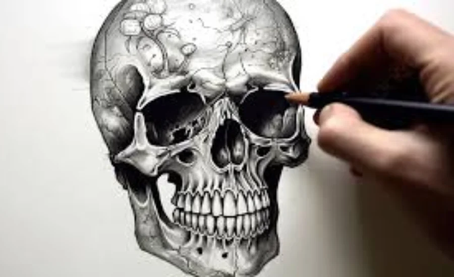 Drawing:oldj_7nsvxk= Skull: Step-by-Step Guide for Beginners